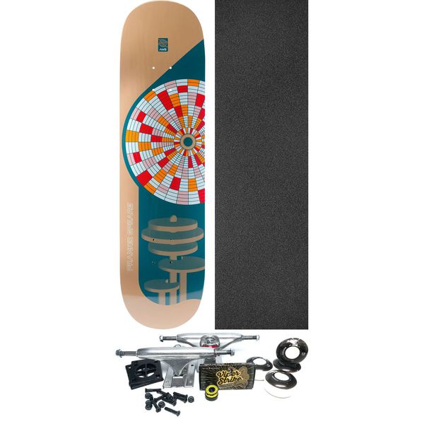 Alien Workshop Skateboards Frankie Spears Flushing Future Tan Skateboard Deck - 8.4" x 32.75" - Complete Skateboard Bundle